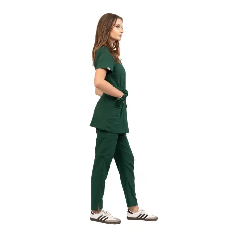 Spodnie medyczne MEDI TEDDY - VELVERDA DEEP FOREST